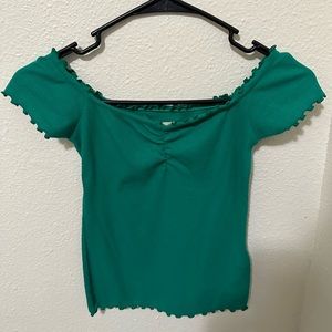 Green Hollister top
